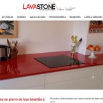 Plan de travail en pierre de lave émaillée à Toulon - Lavastone